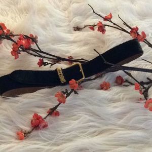 💞MOSCHINNO💞genuine leather belt